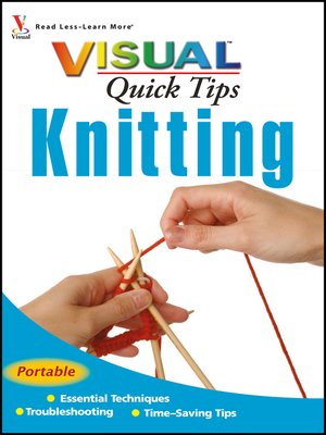 cover image of Knitting VISUAL Quick Tips